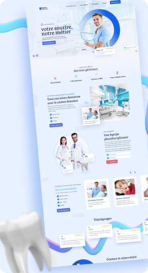UI design project showcase on mobile screen